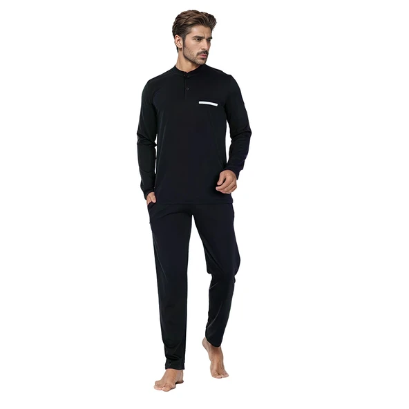 Confeo 940.027 Erkek Süprem Uzun Kol Pijama Takım - Resim 2