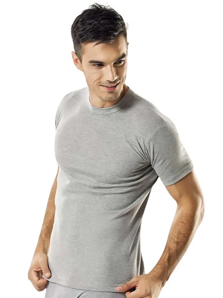 Namaldı 114G Renkli Ribana Erkek O-Yaka Kısa Kol Atlet ürün görseli 1