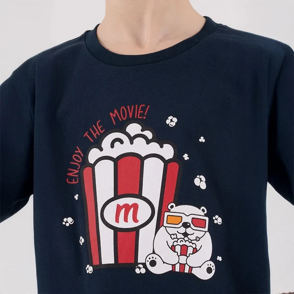 RolyPoly RP3676-2 Baba Oğul Kışlık İkili Pijama Takım (Oğul) - Resim 3