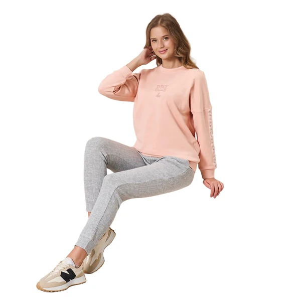 Poleren 8522 Kadın Kışlık Uzun Kollu Pijama Takım ürün görseli 1