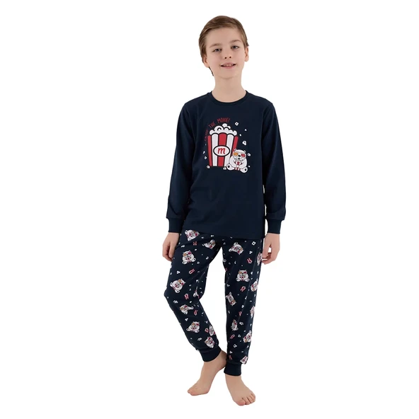 RolyPoly RP3676-2 Baba Oğul Kışlık İkili Pijama Takım (Oğul) ürün görseli 1