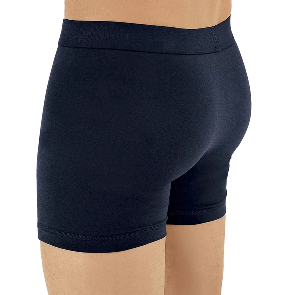 Şahinler E031 Erkek Likralı Boxer Külot 6lı Paket Lacivert XXL - Resim 2