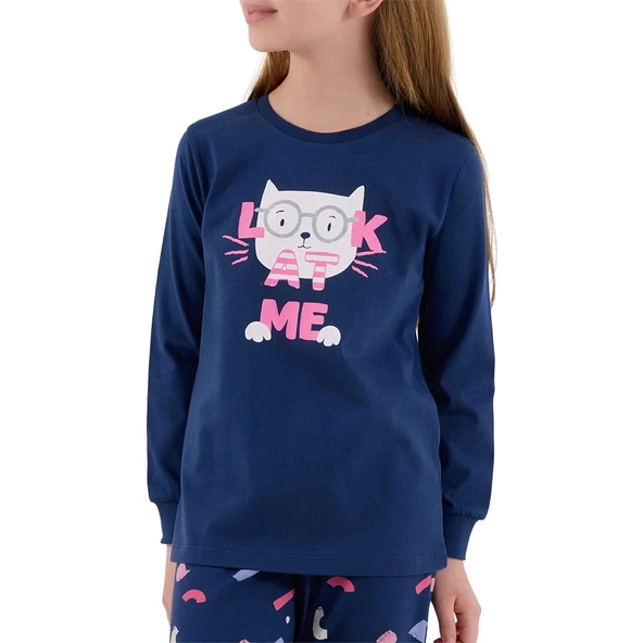 RolyPoly RP3696-2 Kız Çocuk Kışlık İkili Pijama Takım - Resim 3