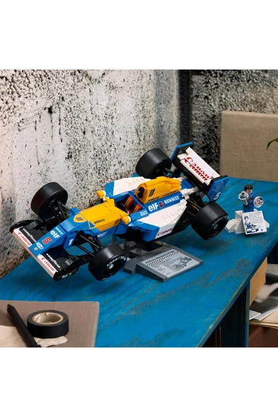 LEGO ® Icons Williams Racing FW14B ve Nigel Mansell 10353-Koleksiyonluk Model Yapım Seti (797 Parça) - Resim 6