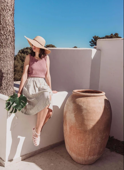 Igor S10258 Biarritz Brillo Sandalet Pudra - Resim 4