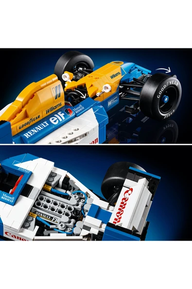 LEGO ® Icons Williams Racing FW14B ve Nigel Mansell 10353-Koleksiyonluk Model Yapım Seti (797 Parça) - Resim 10