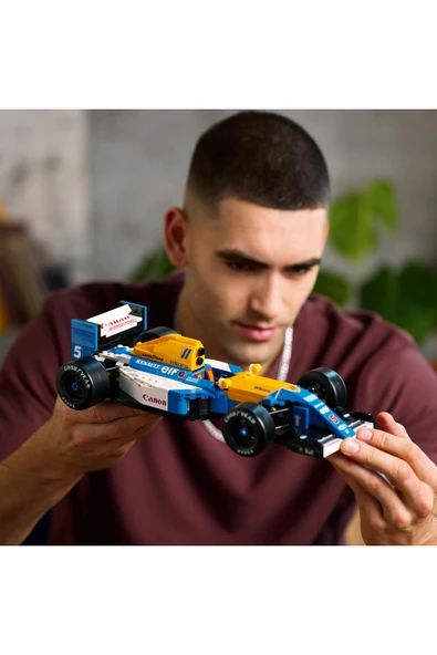 LEGO ® Icons Williams Racing FW14B ve Nigel Mansell 10353-Koleksiyonluk Model Yapım Seti (797 Parça) - Resim 8