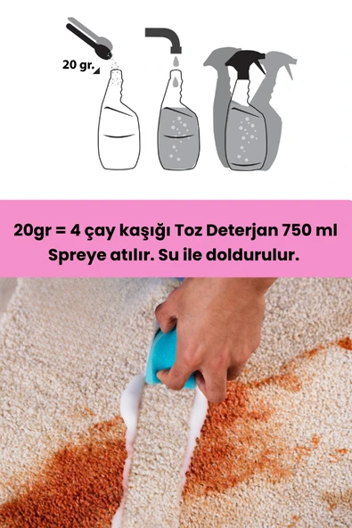 LEKE SÖKÜCÜ TOZ 4 X 180GR - Resim 3