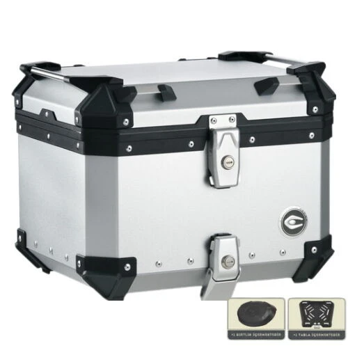 COOCASE - ALÜMİNYUM MOTOSİKLET ARKA ÇANTA 45 LİTRE ürün görseli 1