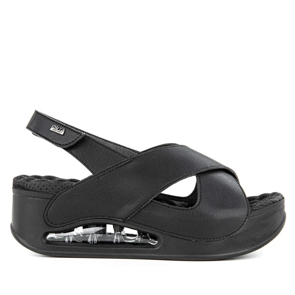 Muya Assos 31213 Airmax Kadın Sandalet Full Siyah - Resim 3
