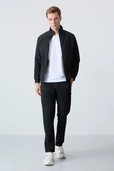 Tommy Life Klasik Paça Erkek Eşofman Takımı Siyah 85113 - Resim 2