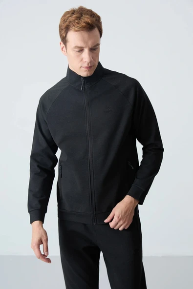 Tommy Life Klasik Paça Erkek Eşofman Takımı Siyah 85113 - Resim 4