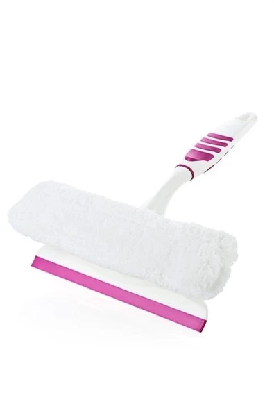 OLLEVRA Pratik Kolay Mikrofiber Peluşlu Camsil Cam Silme Aleti Aparatı - Resim 2