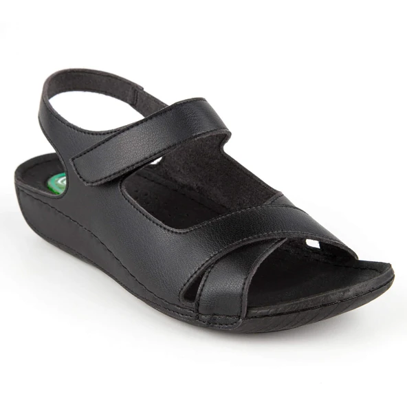 Muya Capella Anatomik Kadın Topuk Dikeni Sandalet Siyah ürün görseli 1