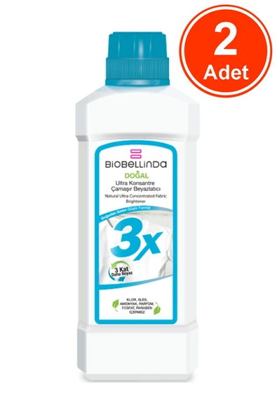 Biobellinda 3X Ultra Konsantre Çamaşır Beyazlatıcı 750 G x 2 Adet ürün görseli
