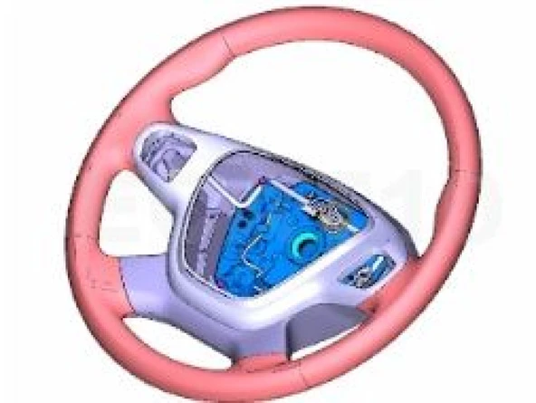 Ford Truck Direksiyon Simidi Komple - Ford Cargo / 1850 F-Max Euro 6 - Orj-Fo Jc463600dd3zhe ürün görseli 1