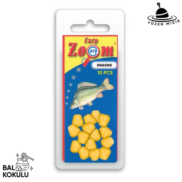 Yüzen Silikon Mısır Yem - Yüzen Sazan Mısırı - Midi - 10 Adet - Bal Kokulu ürün görseli 1