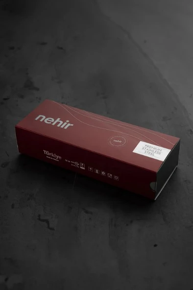 Nehir Lalezar Altın 12 Adet Pasta Bıçak Takımı - Resim 4