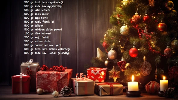 Yılbaşı Kuruyemiş Paketi 14 - Resim 2