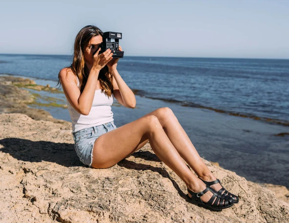 Igor S10259 Biarritz Mate Sandalet Mat Siyah - Resim 6