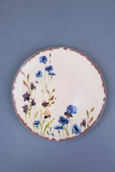 Tabak Evi Porselen Morden Kahvaltı ve İkram Takımı 6 Kişilik 14 Parça - Resim 5