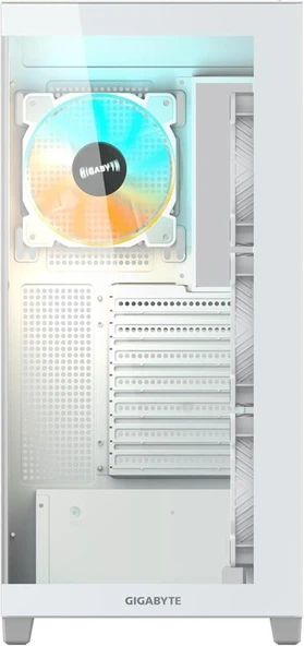 Gigabyte C500 Panoramic Stealth Ice GB-C500PI ST ARGB Fanlı Beyaz ATX Oyuncu Kasası Outlet - Resim 2