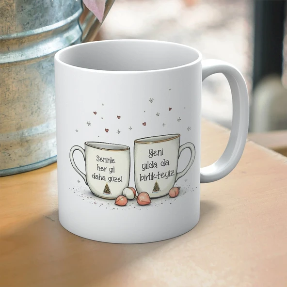 Yılbaşı Ruhunu Yansıtan Hediyelik Kupa ürün görseli 1