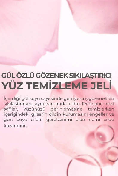 Dermokil %100 Doğal Gül Suyu Canlandırıcı Nemlendirici Yüz Temizleme Jeli - Resim 5