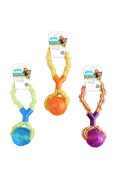 Pawise 14537 Lastikli İpli Kauçuk Top ürün görseli 1