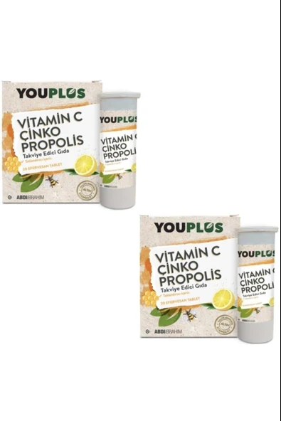 Youplus 20 Efervesan Tablet 2 Adet ürün görseli
