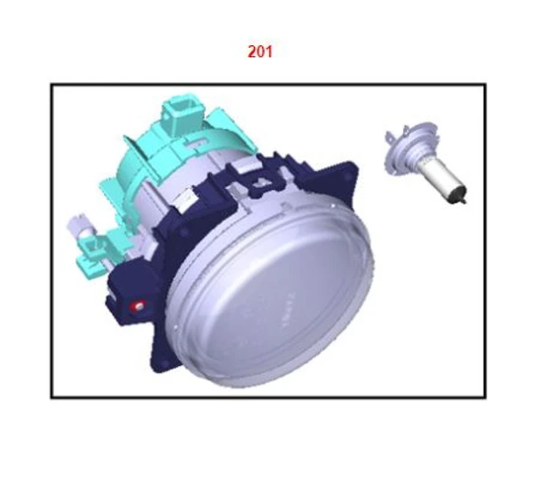 Ford Truck On Sis Lambası Komple - Ford Cargo / 2533-3233-1842-4142 Euro 6 - Orj-Fo Gc4615k201aa ürün görseli