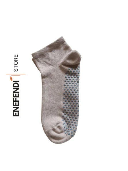 4 Çift Kaydırmaz Unisex Yoga, Pilates, Tavaf Çorabı | Spor Patik Çorap Beyaz|Gri |Siyah |Bej 36-40 - Resim 5