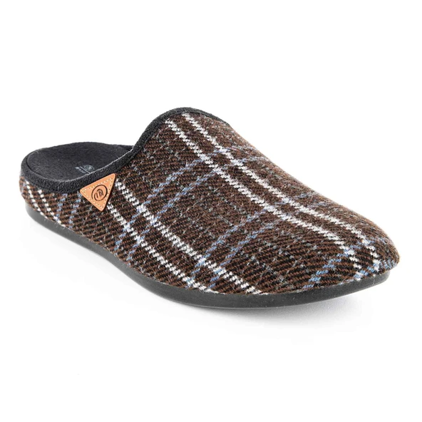 Muya Davis 33802 Anatomik Keçe Erkek Terlik Siyah ürün görseli