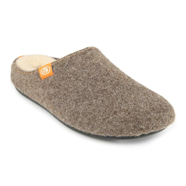 Muya İontas 36900 Anatomik Keçe Kadın Terlik Kahve ürün görseli 1