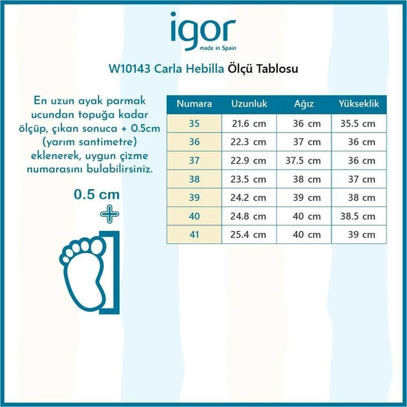 Igor W10143 Carla Hebilla Waterproof Kadın Çizme Siyah - Resim 9