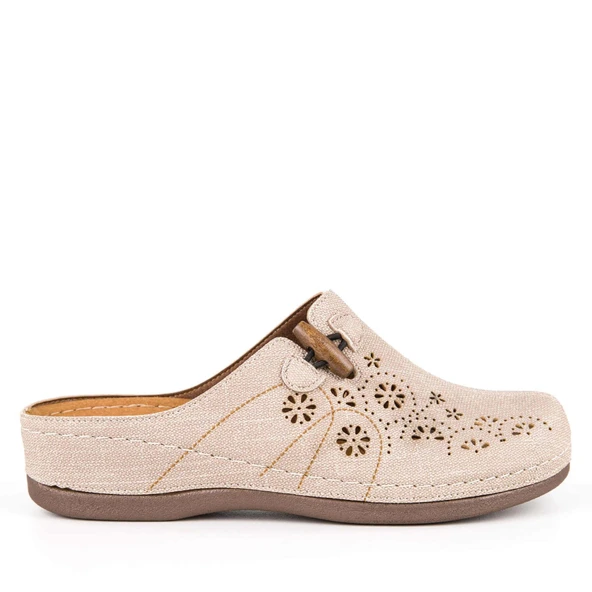 Muya Freya Anatomik Kadın Terlik Krem ürün görseli 1