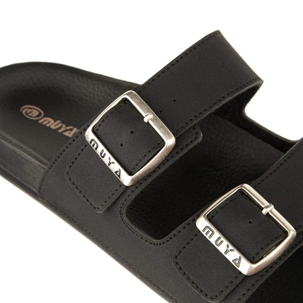 Muya Nova Anatomik Erkek Terlik Siyah - Resim 5