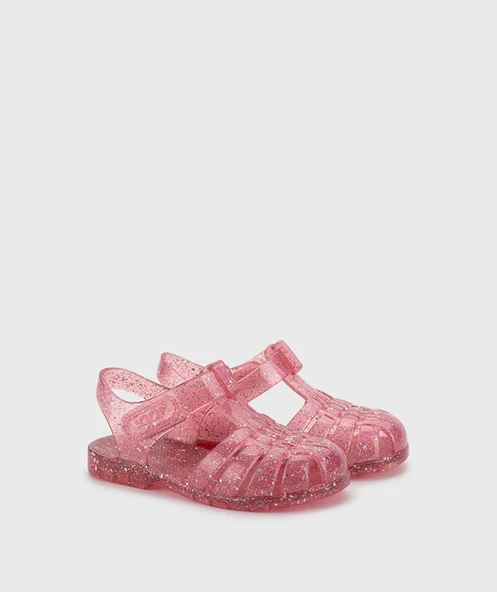 Igor S10329 Clasica Cristal Kız Çocuk Sandalet Simli Fuşya ürün görseli 1