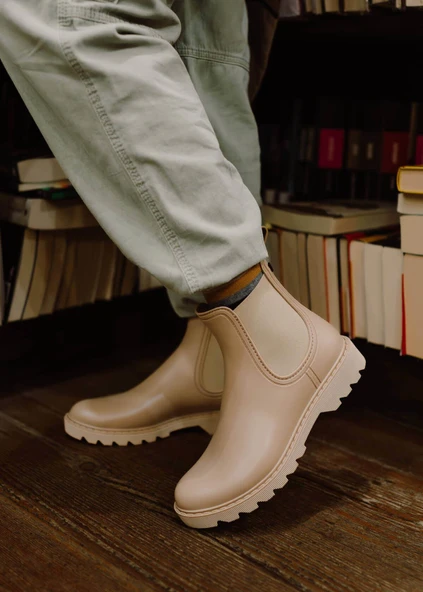 Igor W10299 Chole Mc Waterproof Kadın Bot Bej - Resim 2