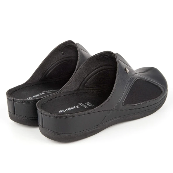 Muya Cara Anatomik Halluks Valgus Kadın Terlik Siyah - Resim 4