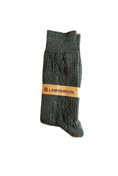 Erkek Kışlık Lambswool Yünlü Termal Parfümlü Kokulu Soket Kalın Çorap ürün görseli 1