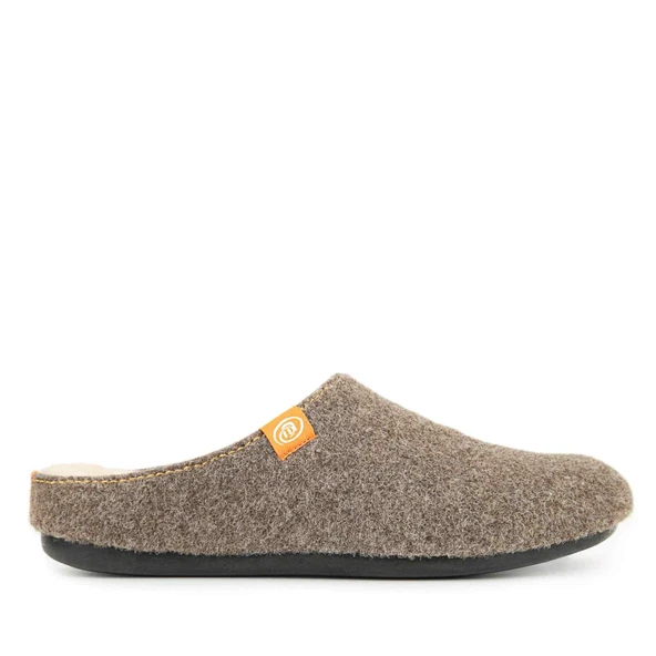 Muya İontas 36900 Anatomik Keçe Kadın Terlik Kahve - Resim 2