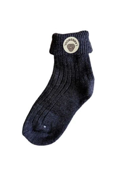 Yünlü Çorap Soket Fitilli Erkek Unısex Kadın Bot Çorabı, Kalın Kışlık Kokulu Füme Yılbaşı Çorabı - Resim 3