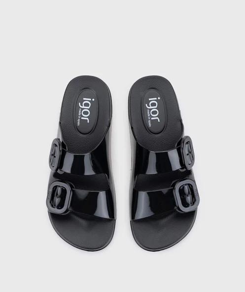 Igor S10334 Habana Brillo Terlik Siyah - Resim 4