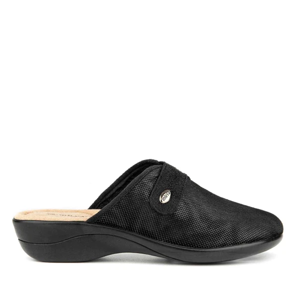 Muya Nipui 36907 Anatomik Kadın Terlik Siyah - Resim 2