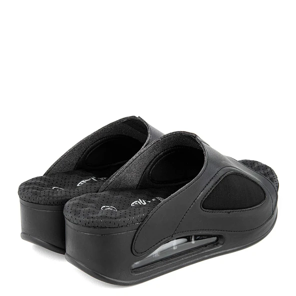 Muya Lofty Airmax Taban Topuk Dik. Halluks Val. Kemik Çıkıntısı Kadın Terlik Siyah - Resim 4