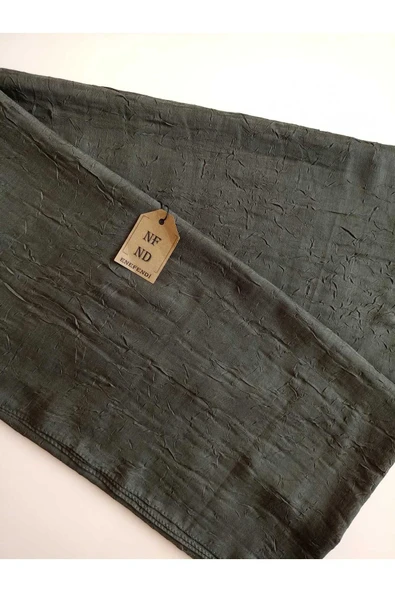 Kadın Bambu Kraş Şal Tesettür Hafif Hijab İnce Ütü Gerektirmez Şal - Resim 4