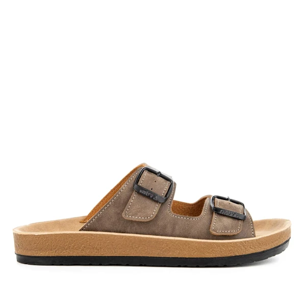 Muya Yuna 31032 Anatomik Taban Kadın Terlik Vizon ürün görseli 1