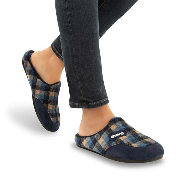 Muya Tauri 31801 Anatomik Erkek Terlik Lacivert - Resim 2