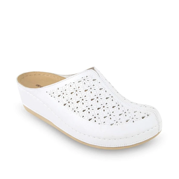 Muya Ella 31137 Anatomik Kadın Terlik Beyaz ürün görseli 1